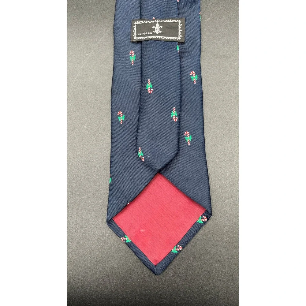 Wembley Unbranded Men's Christmas Ties Set 2 Penguin Candy Cane Holiday Neckties